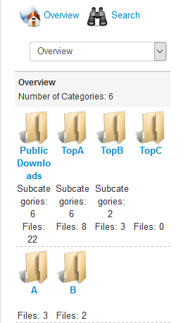 Categories Example with 4 columns v3.2A