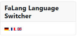 V4 frontenf FaLang language switcher